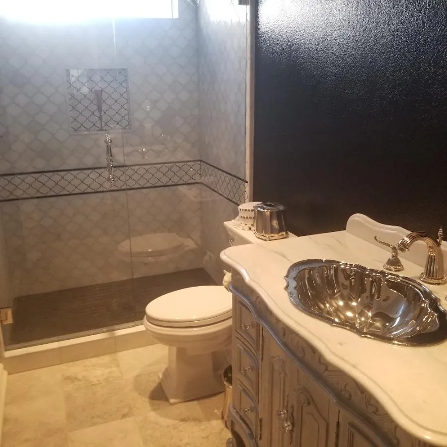 Professional plumbing work and bathroom remodeling in North Elba